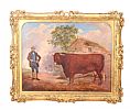 MID NINETEENTH CENTURY OIL ON CANVAS at Ross's Online Art Auctions