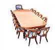 FOURTEEN PIECE VICTORIAN MAHOGANY DINING ROOM SUITE at Ross's Online Art Auctions