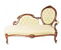 VICTORIAN MAHOGANY CAMEO BACK COUCH at Ross's Online Art Auctions