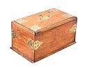 VICTORIAN OAK STATIONERY BOX at Ross's Online Art Auctions