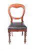 SET OF SIX VICTORIAN MAHOGANY BALLOON BACK CHAIRS at Ross's Online Art Auctions