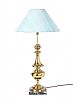 ANTIQUE BRASS TABLE LAMP at Ross's Online Art Auctions