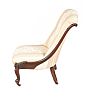 VICTORIAN MAHOGANY LOW CHAIR at Ross's Online Art Auctions