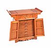 CHINESE STYLE CHERRY WOOD CUTLERY CABINET at Ross's Online Art Auctions
