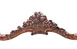 FINE VICTORIAN SOLID ROSEWOOD OVERMANTLE at Ross's Online Art Auctions