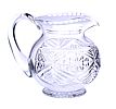 CRYSTAL WATER JUG & THREE TUMBLERS at Ross's Online Art Auctions