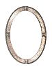 ARTS & CRAFTS OVAL MIRROR at Ross's Online Art Auctions