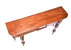 WILLIAM IV INLAID MAHOGANY CONSOLE TABLE at Ross's Online Art Auctions