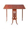 EDWARDIAN INLAID MAHOGANY SUTHERLAND TABLE at Ross's Online Art Auctions