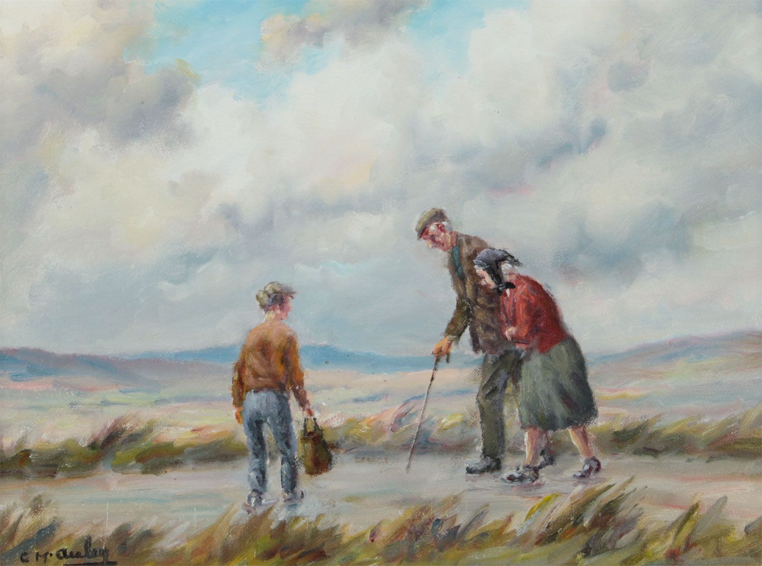 HEADING HOME by Charles McAuley at Ross's Online Art Auctions