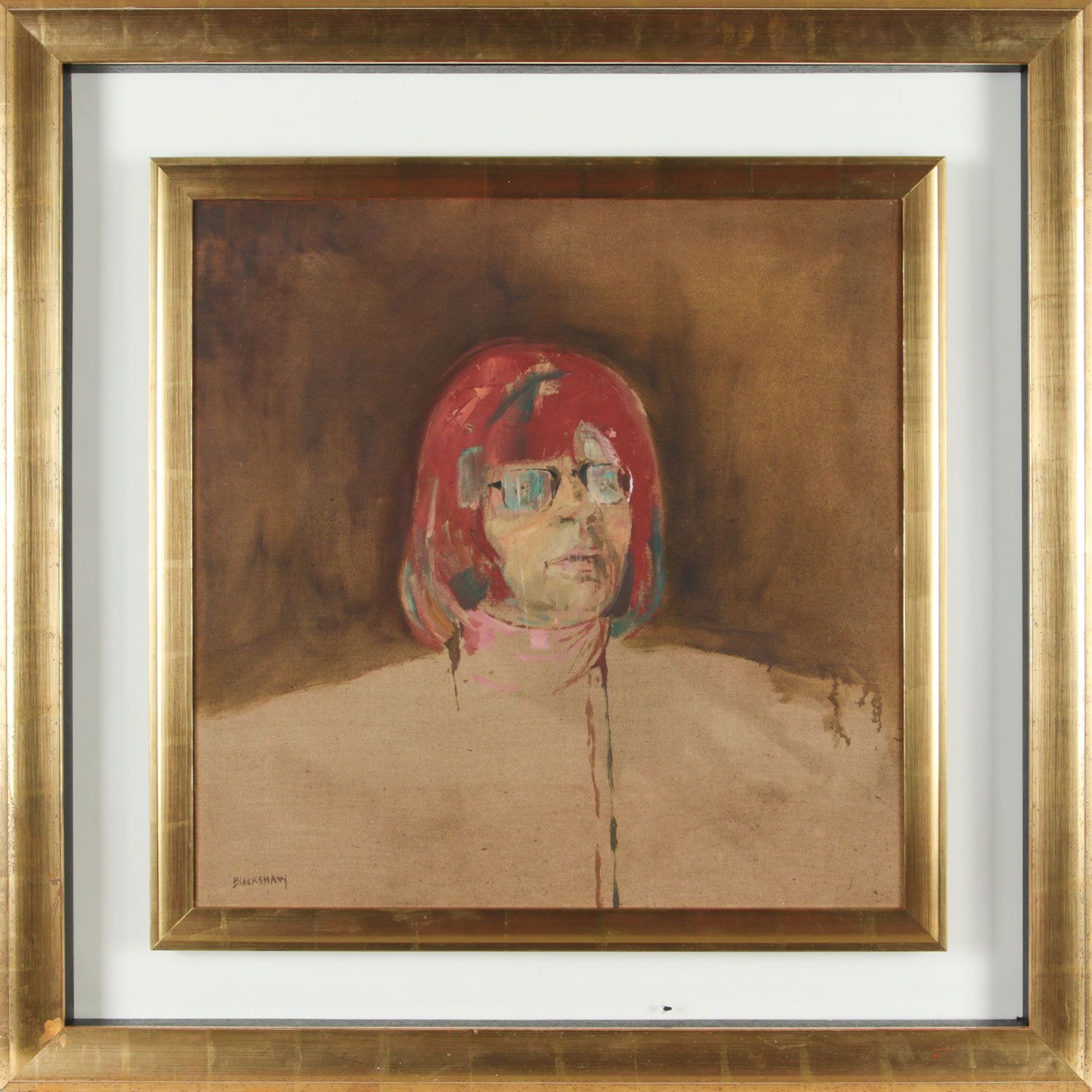 RED HOOD by Basil Blackshaw HRHA HRUA at Ross's Online Art Auctions