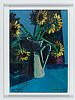 SUNFLOWERS ON TURQUOISE by Brian Ballard RUA at Ross's Online Art Auctions