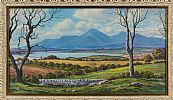 THE MOURNES ACROSS DUNDRUM BAY by George Farrell at Ross's Online Art Auctions