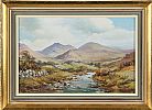 IN THE MOURNES NEAR SLIEVE NA MANN by Denis Thornton at Ross's Online Art Auctions
