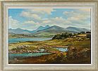 OVERLOOKING LOUGH ISLAND REAVY, COUNTY DOWN by Denis Thornton at Ross's Online Art Auctions