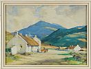 THE MOURNE MOUNTAINS, COUNTY DOWN by Frank Sherwin at Ross's Online Art Auctions