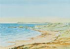 BEACH ON THE ANTRIM COAST by D. Munro at Ross's Online Art Auctions