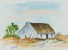 IRISH THATCHED COTTAGE by S. Murray at Ross's Online Art Auctions