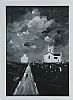 BALLINTOY HOUSE AND NIGHT SKY by Sean Lorinyenko at Ross's Online Art Auctions