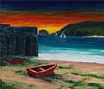 LOW TIDE, MALIN HEAD by Sean Loughrey at Ross's Online Art Auctions