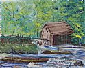 MILL IN THE FOREST by Anthony Doyle at Ross's Online Art Auctions