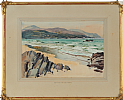 GLENGAD HEAD, DONEGAL by Robert Taylor Carson RUA at Ross's Online Art Auctions