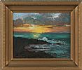 SUNSET ON THE COAST by Deirdre O'Donnell at Ross's Online Art Auctions