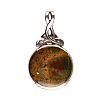 STERLING SILVER AGATE FOB at Ross's Online Art Auctions