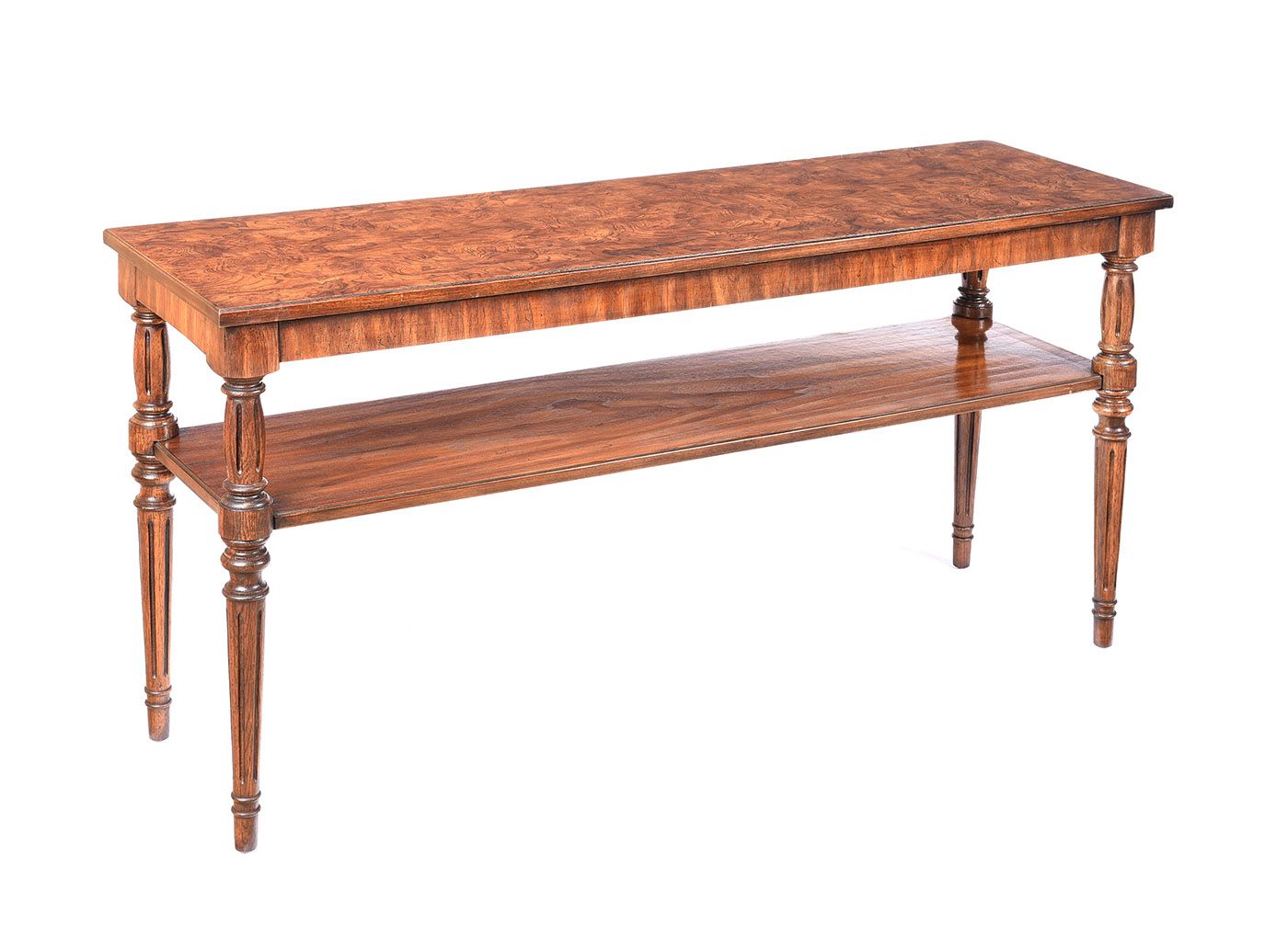 ANTIQUE WALNUT CONSOLE TABLE at Ross's Online Art Auctions