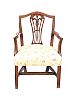ANTIQUE MAHOGANY CHILD'S CHAIR at Ross's Online Art Auctions