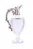LARGE VICTORIAN PEDESTAL CUT GLASS CLARET JUG at Ross's Online Art Auctions