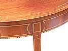 EDWARDIAN INLAID MAHOGANY CONSOLE TABLE at Ross's Online Art Auctions