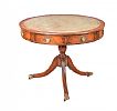 MAHOGANY DRUM TABLE at Ross's Online Art Auctions