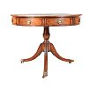 MAHOGANY DRUM TABLE at Ross's Online Art Auctions