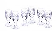 SET OF SIX WATERFORD CRYSTAL LIQUEUR GLASSES at Ross's Online Art Auctions
