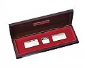 CASED SET OF THE ROYAL STANDARDS SILVER INGOTS at Ross's Online Art Auctions