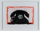 OLD BLACK TELEPHONE by Neil Shawcross RHA RUA at Ross's Online Art Auctions