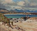 THE BEACHES, ROUNDSTONE, COUNTY GALWAY by Maurice Canning Wilks ARHA RUA at Ross's Online Art Auctions
