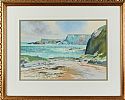 ON THE ANTRIM COAST by David Long UWS at Ross's Online Art Auctions