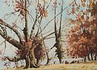 AUTUMN TREES, KILREA by Wilfred Haughton RUA at Ross's Online Art Auctions
