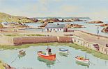 BALLINTOY HARBOUR by Samuel McLarnon UWS at Ross's Online Art Auctions