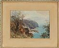THE HOBBY DRIVE, CLOVELLY by English School at Ross's Online Art Auctions