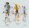 RACE TO THE LINE by Simpson at Ross's Online Art Auctions