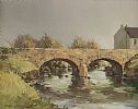 THE BRIDGE AT WATERFOOT, COUNTY ANTRIM by Arthur H. Twells RUA at Ross's Online Art Auctions