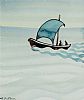 SAILING OFF ROUNDSTONE by Gerard Dillon at Ross's Online Art Auctions