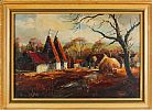 OAST HOUSES by T.F. Parks at Ross's Online Art Auctions