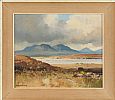 RAIN CLOUDS OVER GLEN LOUGH by Maurice Canning Wilks ARHA RUA at Ross's Online Art Auctions