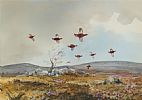 RED GROUSE IN ANTRIM by Robert W. Milliken at Ross's Online Art Auctions