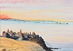 DUNLUCE SUNSET by William G. Williamson at Ross's Online Art Auctions