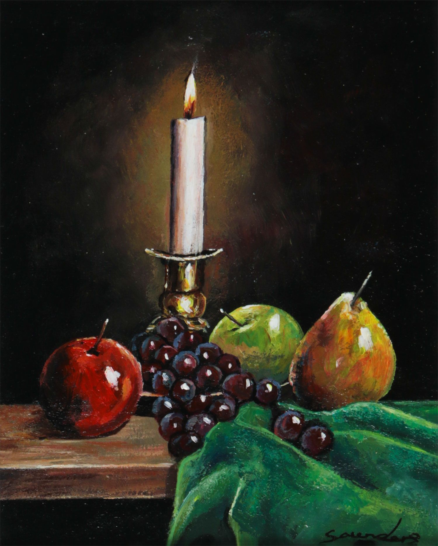 CANDLELIGHT by Andy Saunders at Ross's Online Art Auctions